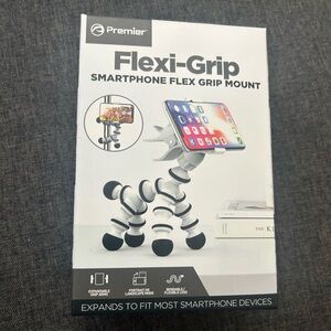Premier Flexi-Grip Smartphone Flex Grip Mount - Black and White